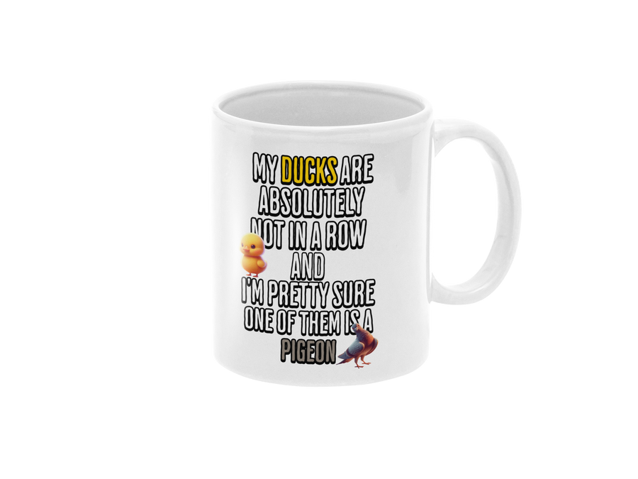 DUCKS IN ROW MUG