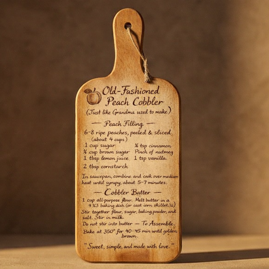 Personalized Cutting Board – A Gift from the Heart ❤️