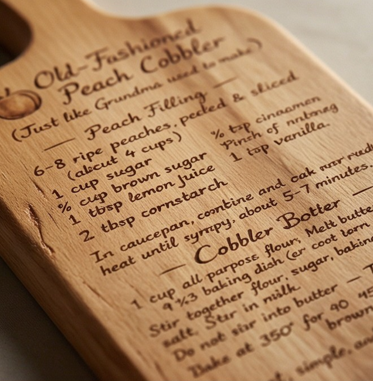 Personalized Cutting Board – A Gift from the Heart ❤️