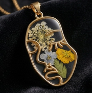 Floral Muse Silhouette Necklace