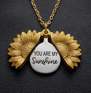 Sunflower Locket Necklace 🌻