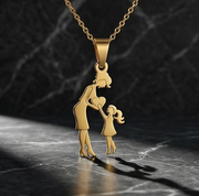 Mother & Daughter Heart Necklace