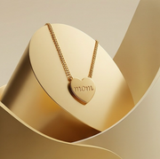 “Mom” Heart Necklace
