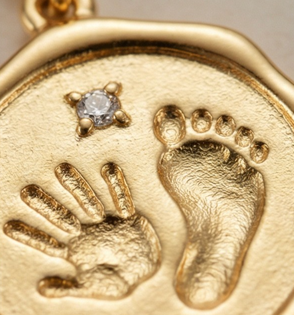 Baby Hand & Footprint Necklace
