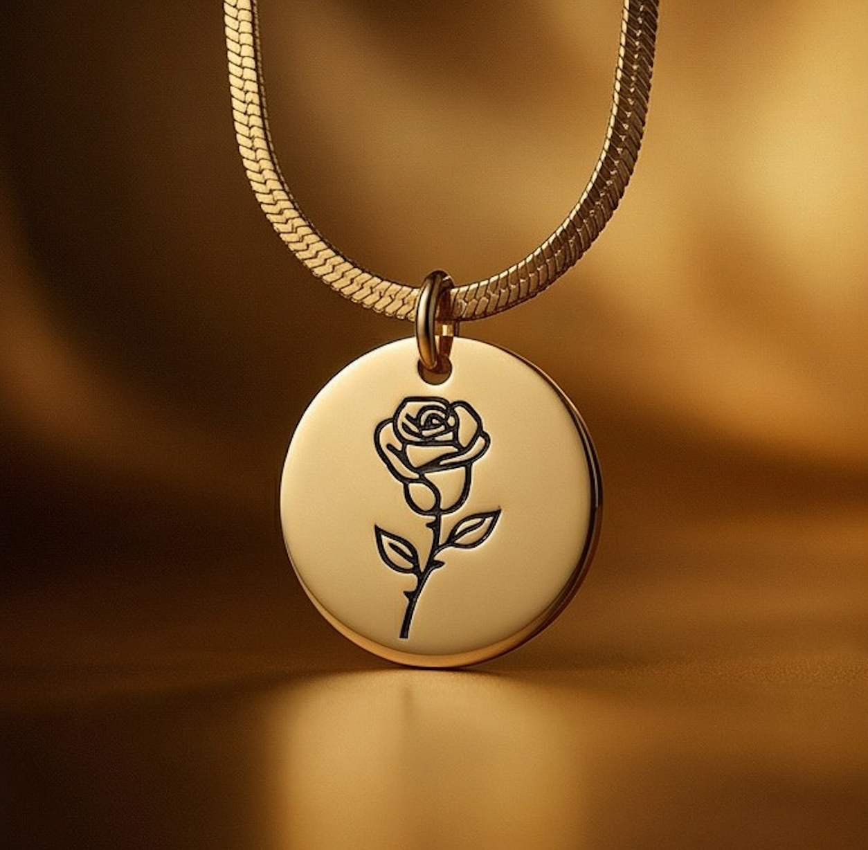 Birthday Flower Necklace