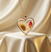 Personalized Dried Flower Resin Necklace