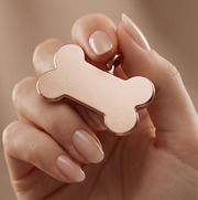 Personalized Stainless Steel Pet Tag with QR Code Option