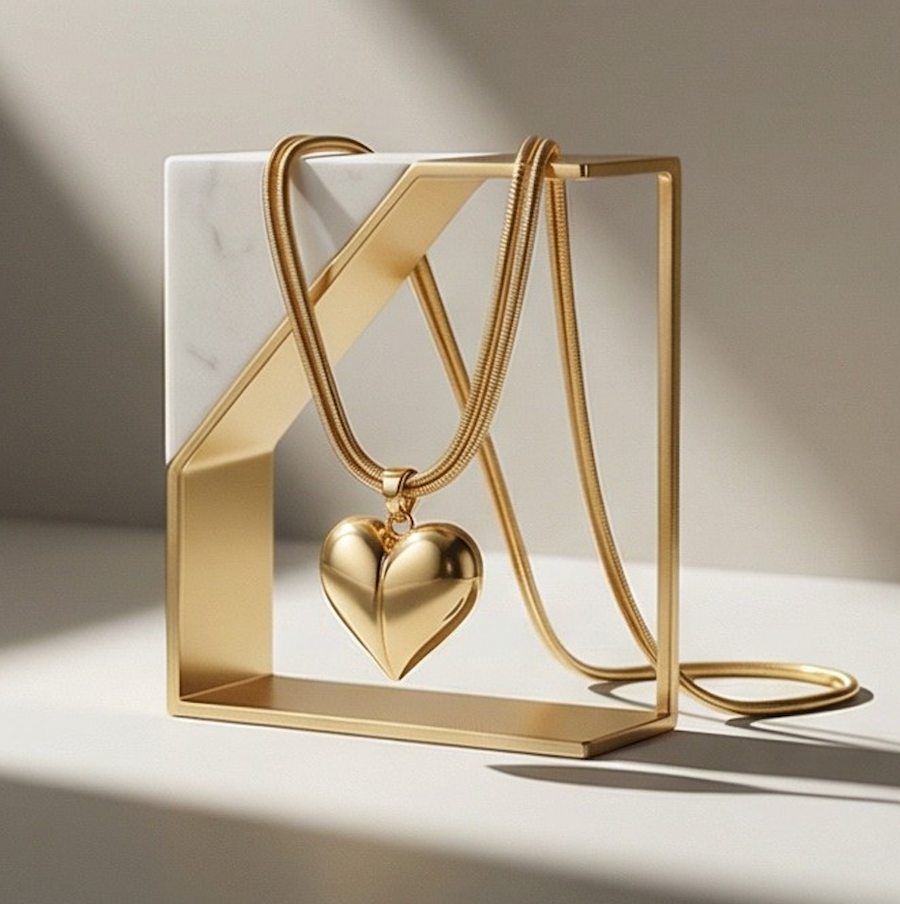 Magnetic Break-Apart Heart Necklace