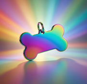 Personalized Stainless Steel Pet Tag with QR Code Option