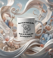 Roses are red poem from pet dog lover mug