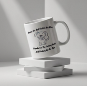 Roses are red poem from pet dog lover mug