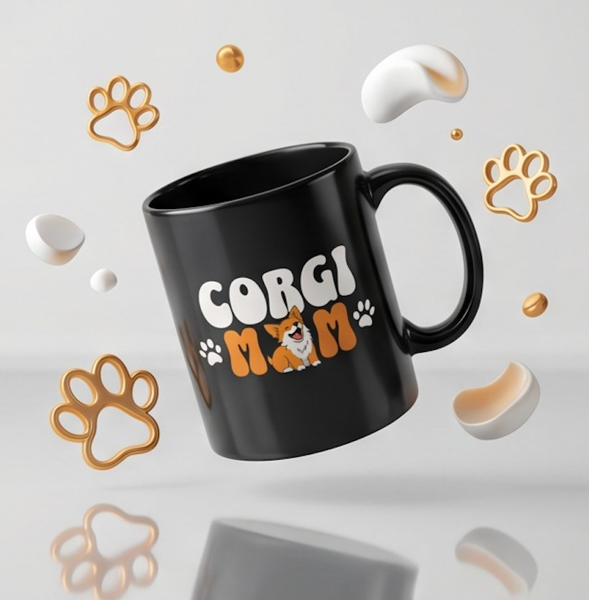 Corgi mom mug