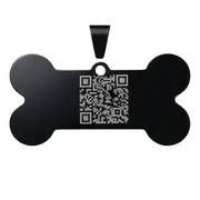 Personalized Stainless Steel Pet Tag with QR Code Option