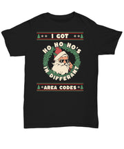 I got ho's funny santa t-shirt