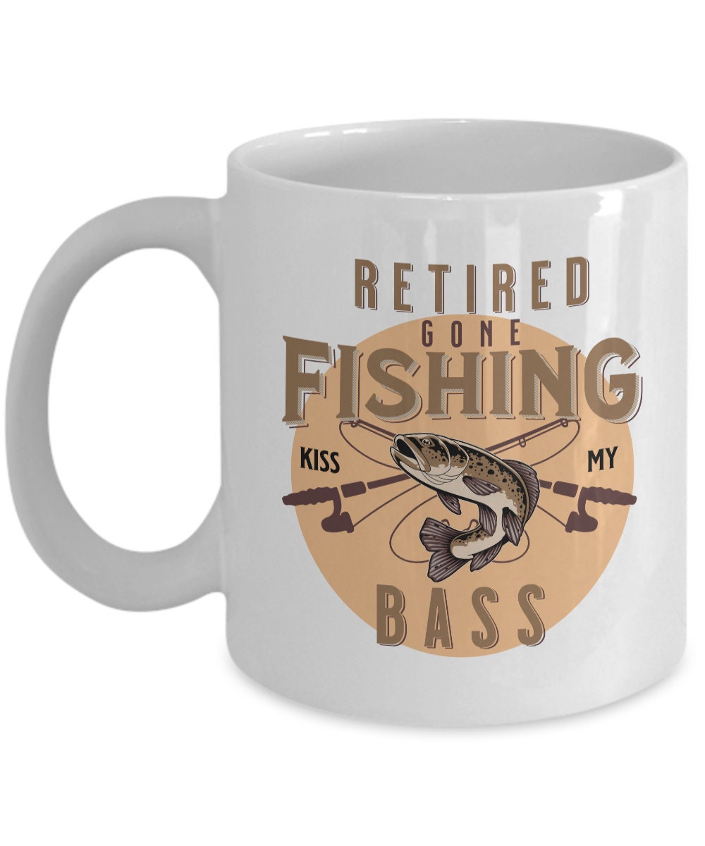 Retired fishing mug