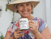 Mom, friend request funny mug