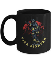 Fire fighter mug dad gift