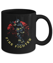 Fire fighter mug dad gift