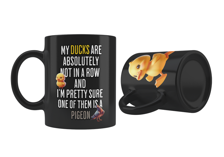 DUCKS IN ROW MUG