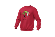 Grinch Hand Christmas Ornament Sweatshirt