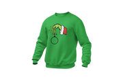 Grinch Hand Christmas Ornament Sweatshirt