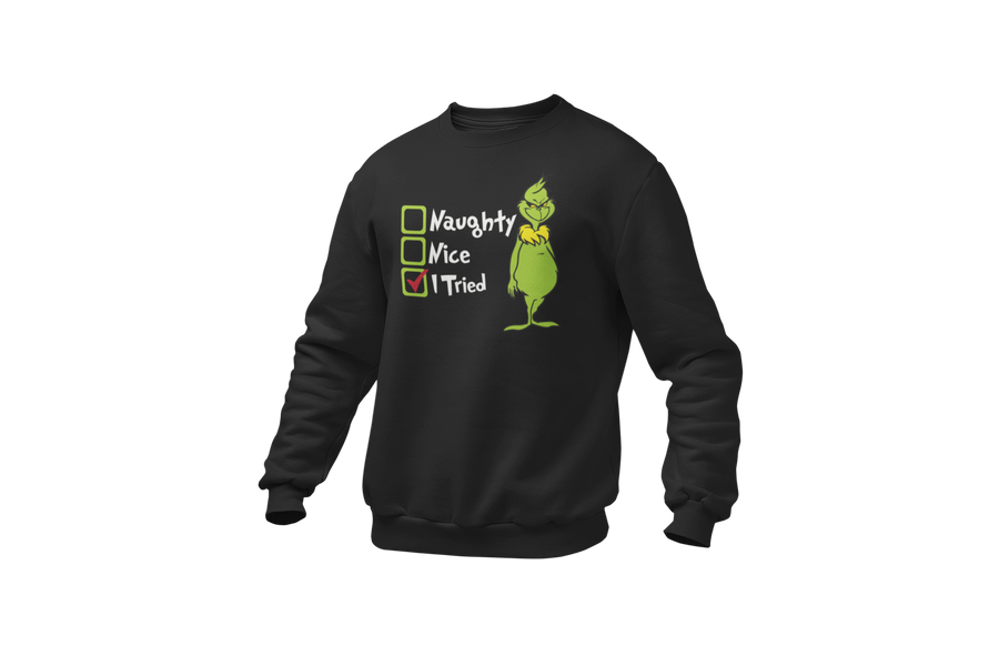 Naughty or Nice List Grinch Sweatshirt