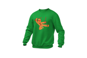 Ninja Gingerbread Man Christmas Sweatshirt