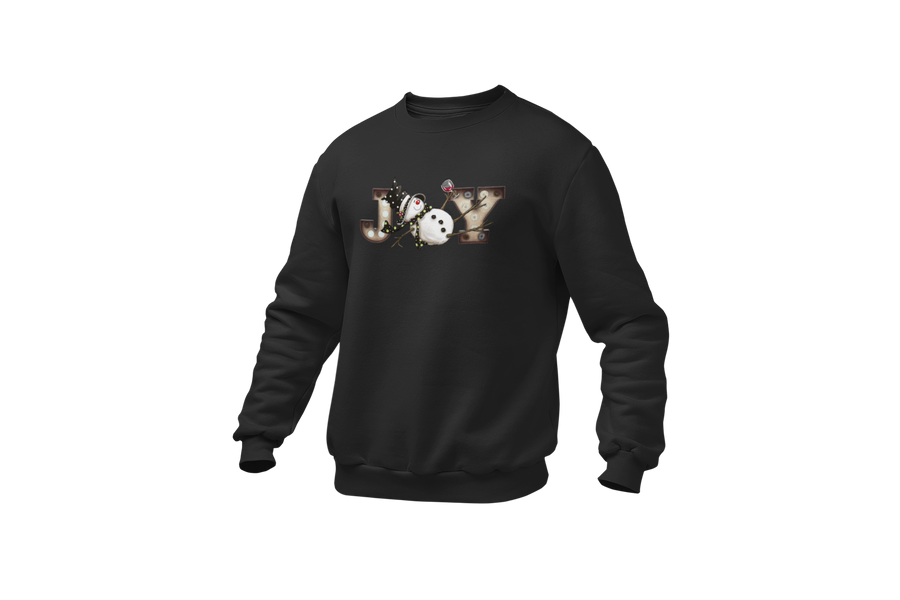 Joy Drunk Snowman Sweatshirt