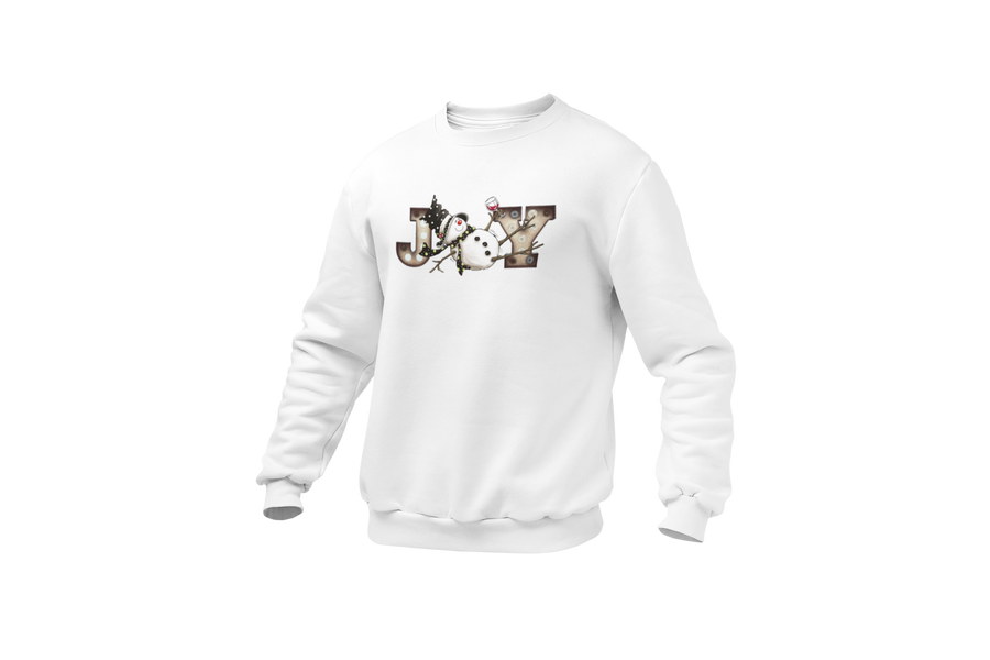 Joy Drunk Snowman Sweatshirt