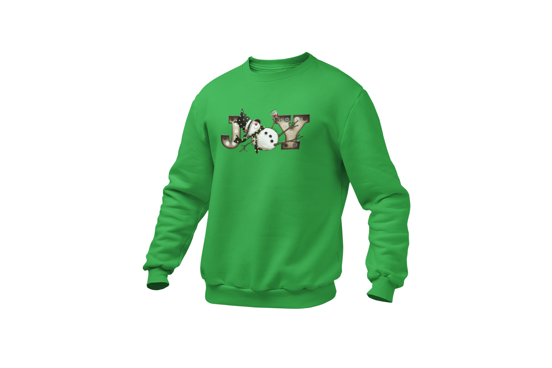 Joy Drunk Snowman Sweatshirt