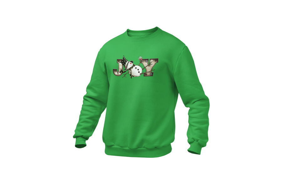 Joy Drunk Snowman Sweatshirt